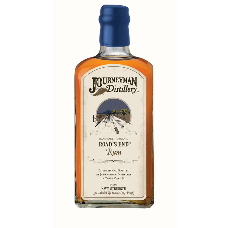 Journeyman Distillery Roads End Rum Navy Strength